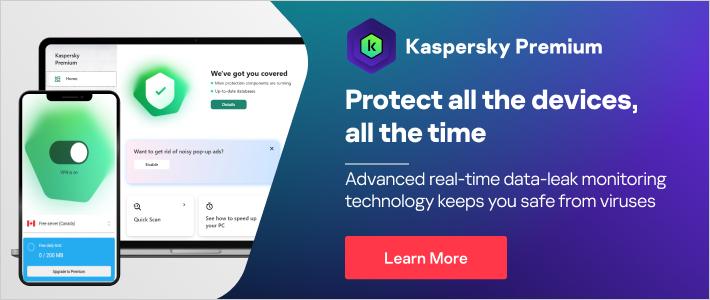 Kaspersky Premium - protect all your devices